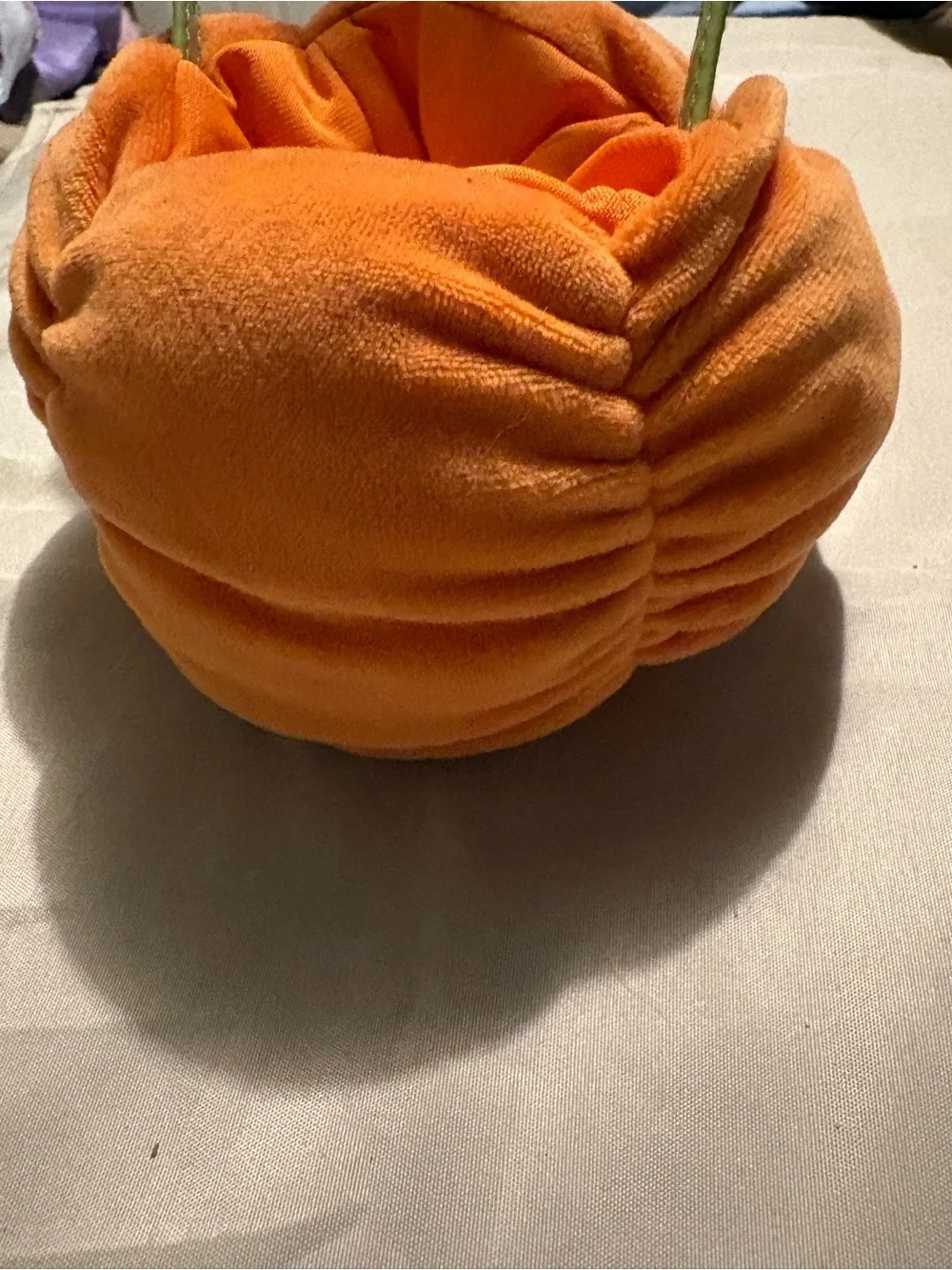 Gymboree Black Cat in Orange Pumpkin Basket Plush Accessory